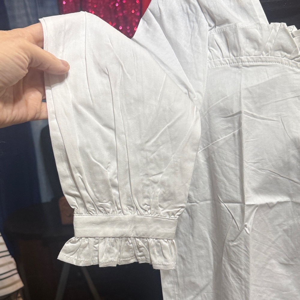 Hayden White Ruffled Blouse - Picture 3 of 4